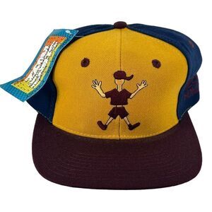 Street Noyz Vintage 90s Snapback Hat Hip Hop Streetwear Color Block Deadstock OS